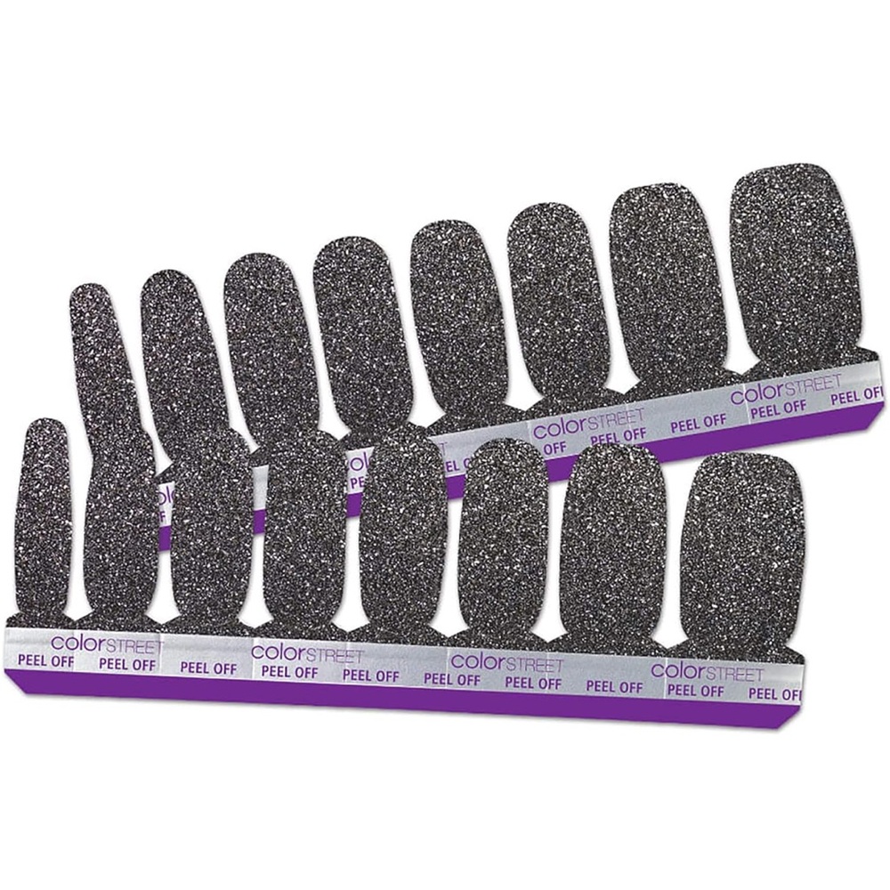 *Retired* Color Street: Mind Matters | Dark Gray Silver Glitter Winter Fall - Picture 16 of 16
